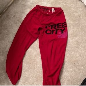 Free city sweatpants from Lester’s
